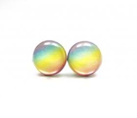 RAINBOW - Pastel Colored Stud Earrings
